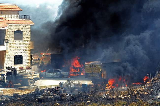 黎巴嫩一油罐车爆炸致28死,近80人受伤