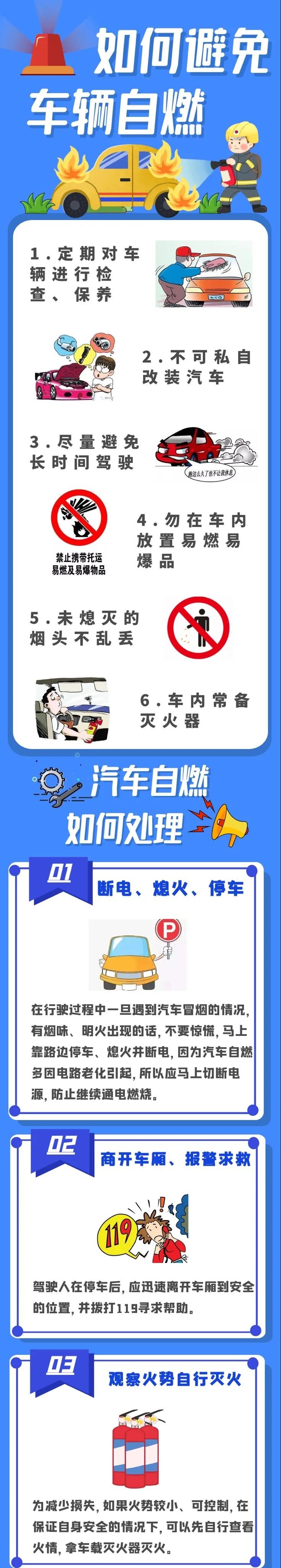 车辆自燃常识 车辆自燃常识