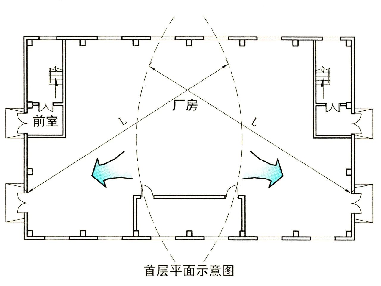 首层平面示意图