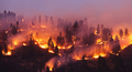 南宁一山岭发生火灾，200人紧急扑救！秋冬天气干燥，森林防火不可大意！
